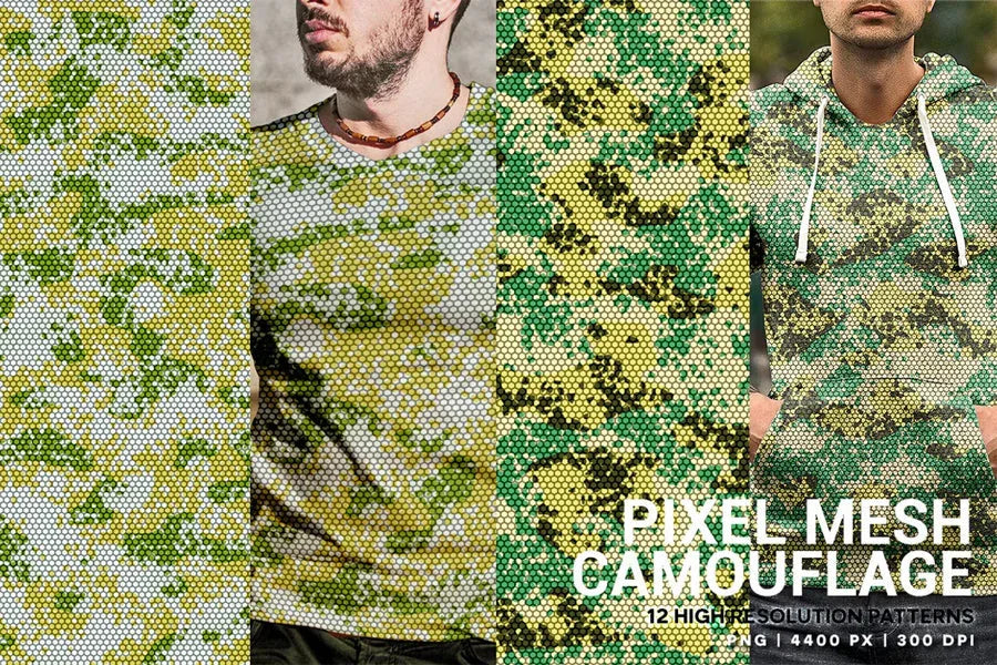 Pixel Mesh Camouflage
