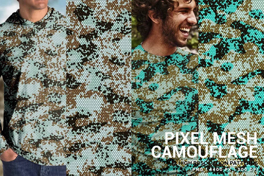 Pixel Mesh Camouflage