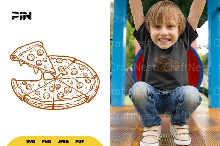 Pizza Fast Food SVG Bundle - CraftNest - Digital Crafting and Art