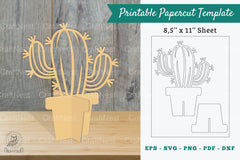 Plant Printable Cut Template Bundle - CraftNest - Digital Crafting and Art