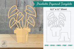 Plant Printable Cut Template Bundle - CraftNest - Digital Crafting and Art