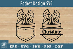Plant in Pocket Silhouette Design Clipart Bundle - CraftNest - Digital Crafting and Art