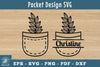 Plant in Pocket Silhouette Design Clipart Bundle
