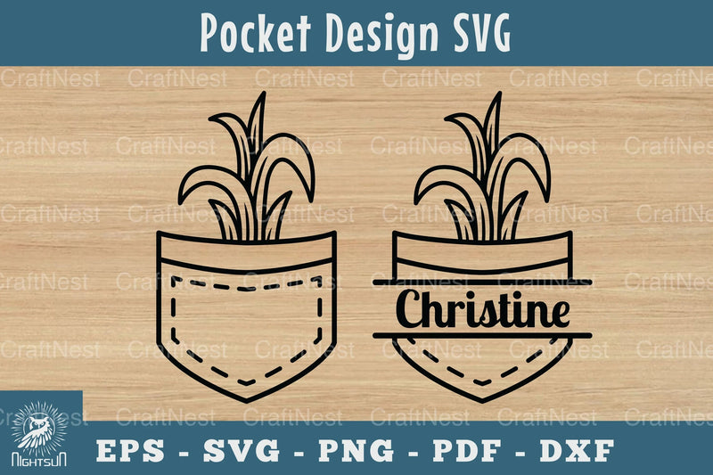 Plant in Pocket Silhouette Clipart Bundle - CraftNest - Digital Crafting and Art