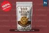 Realistic Plastic Packaging Pouch Mockup