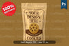 Realistic Plastic Packaging Pouch Mockup