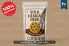 Realistic Plastic Packaging Pouch Mockup