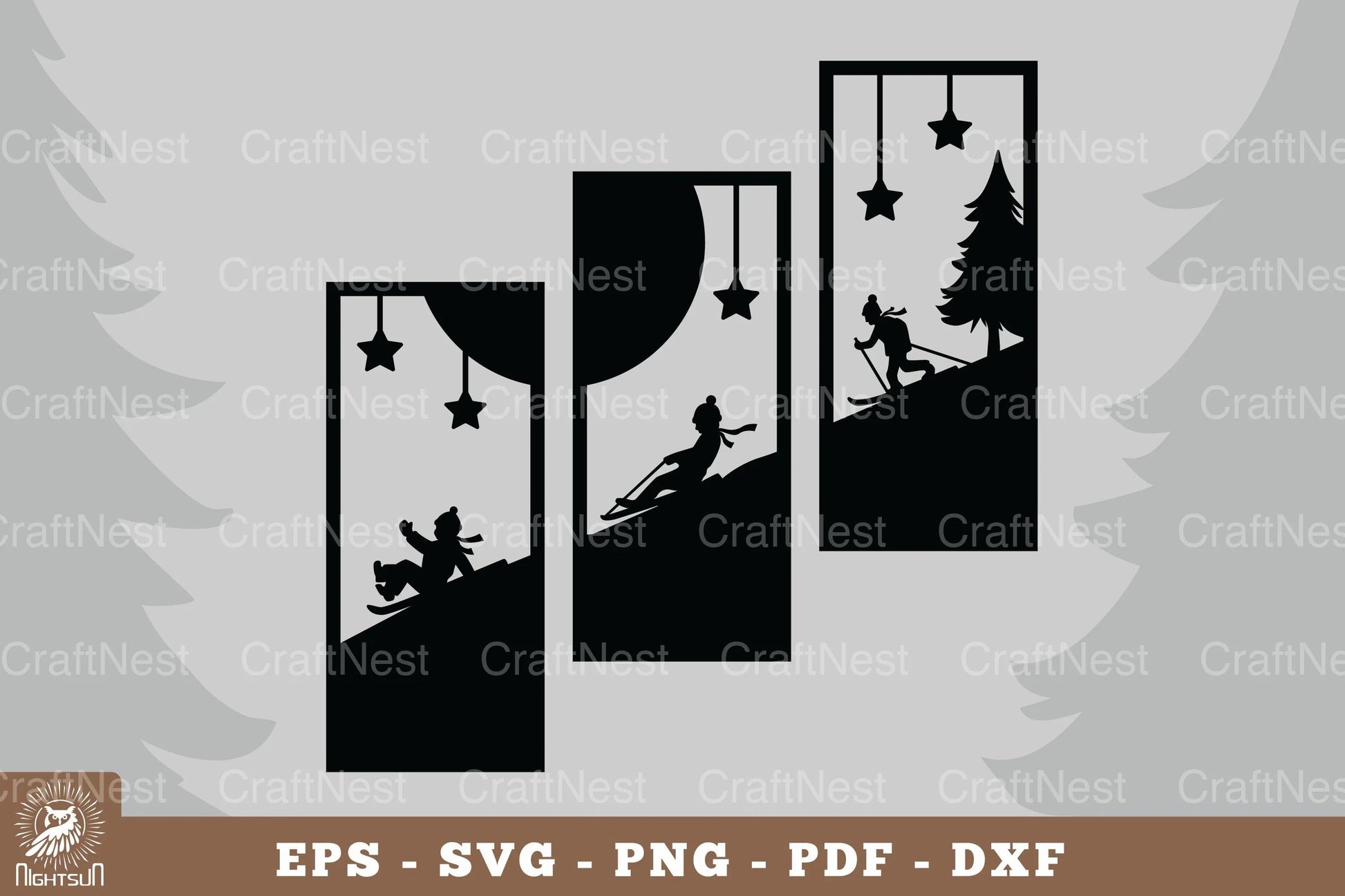 Ice Skating Home Decor Clipart Bundle - CraftNest - Digital Crafting and Art