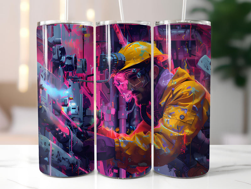 Plumber Profession 1 Tumbler Wrap - CraftNest - Digital Crafting and Art