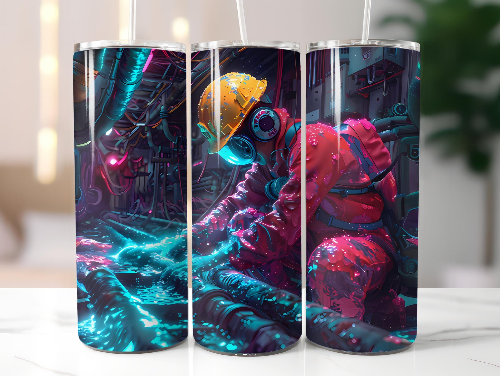 Plumber Profession 1 Tumbler Wrap - CraftNest - Digital Crafting and Art
