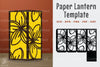 Plumeria Flower Papercut Lantern Template Bundle