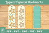 Plumeria Flowers Layered Papercut Bookmark Clipart Bundle