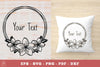 Plumeria Flowers Monogram SVG Bundle