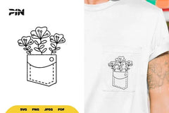 Pocket of Flowers SVG Bundle - CraftNest - Digital Crafting and Art
