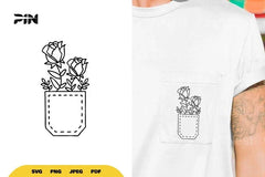 Pocket of Flowers SVG Bundle - CraftNest - Digital Crafting and Art