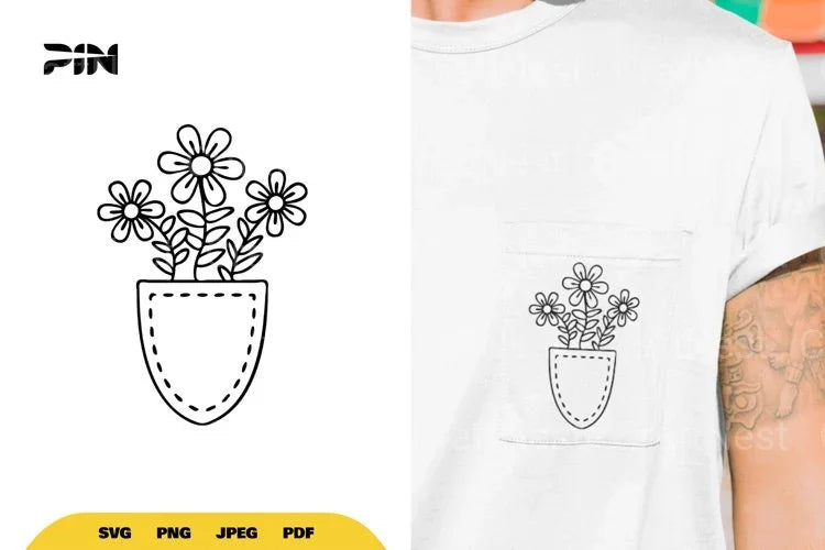 Pocket of Flowers SVG Bundle - CraftNest - Digital Crafting and Art