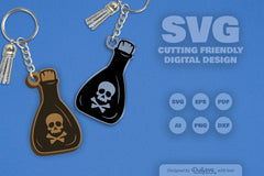 Halloween Poison Bottle Clipart - Daily SVG Bundles 1 - CraftNest - Digital Crafting and Art