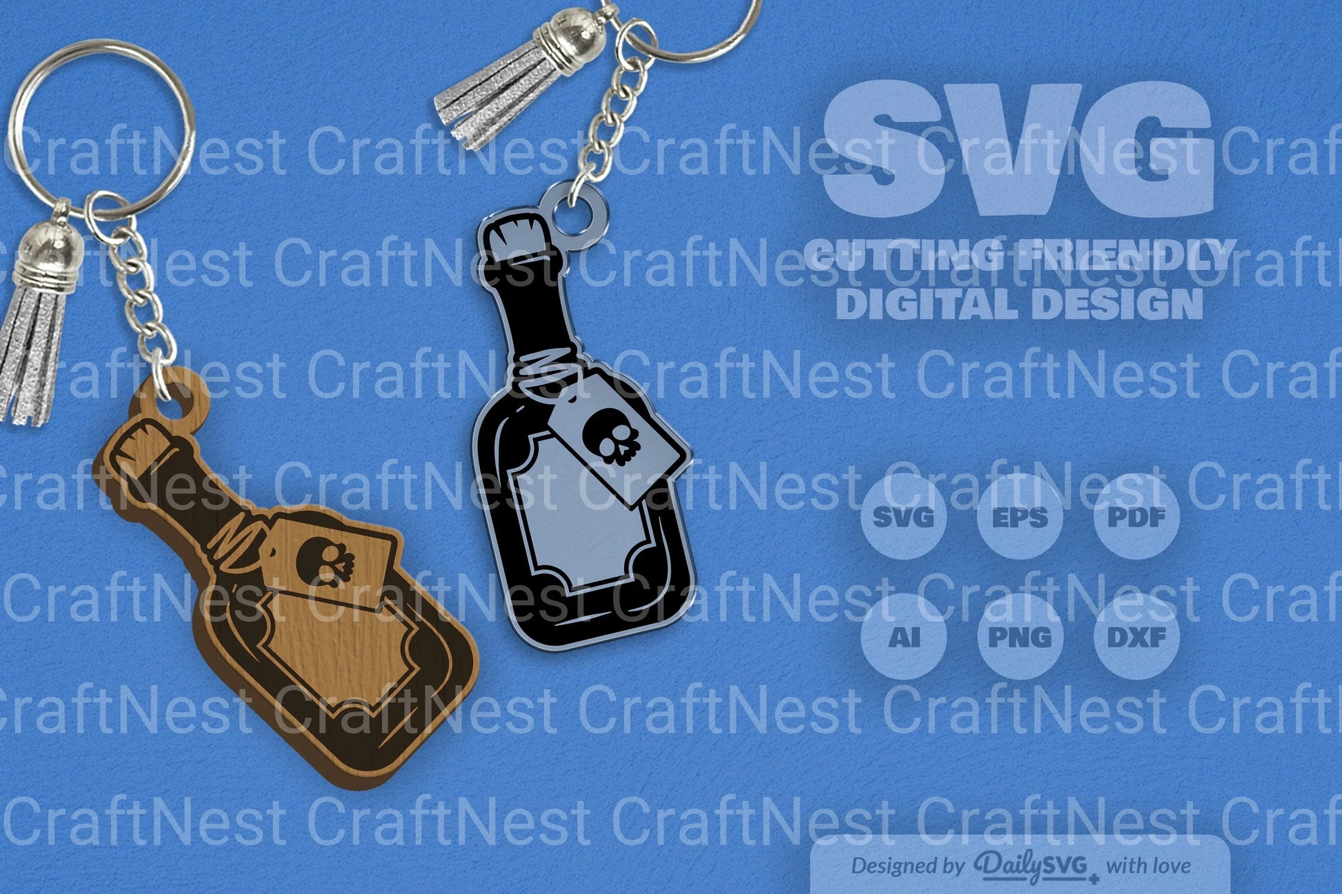 Halloween Poison Bottle Clipart - Daily SVG Bundles 1 - CraftNest - Digital Crafting and Art