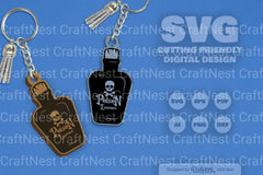 Halloween Poison Bottle Clipart - Daily SVG Bundles 1 - CraftNest - Digital Crafting and Art