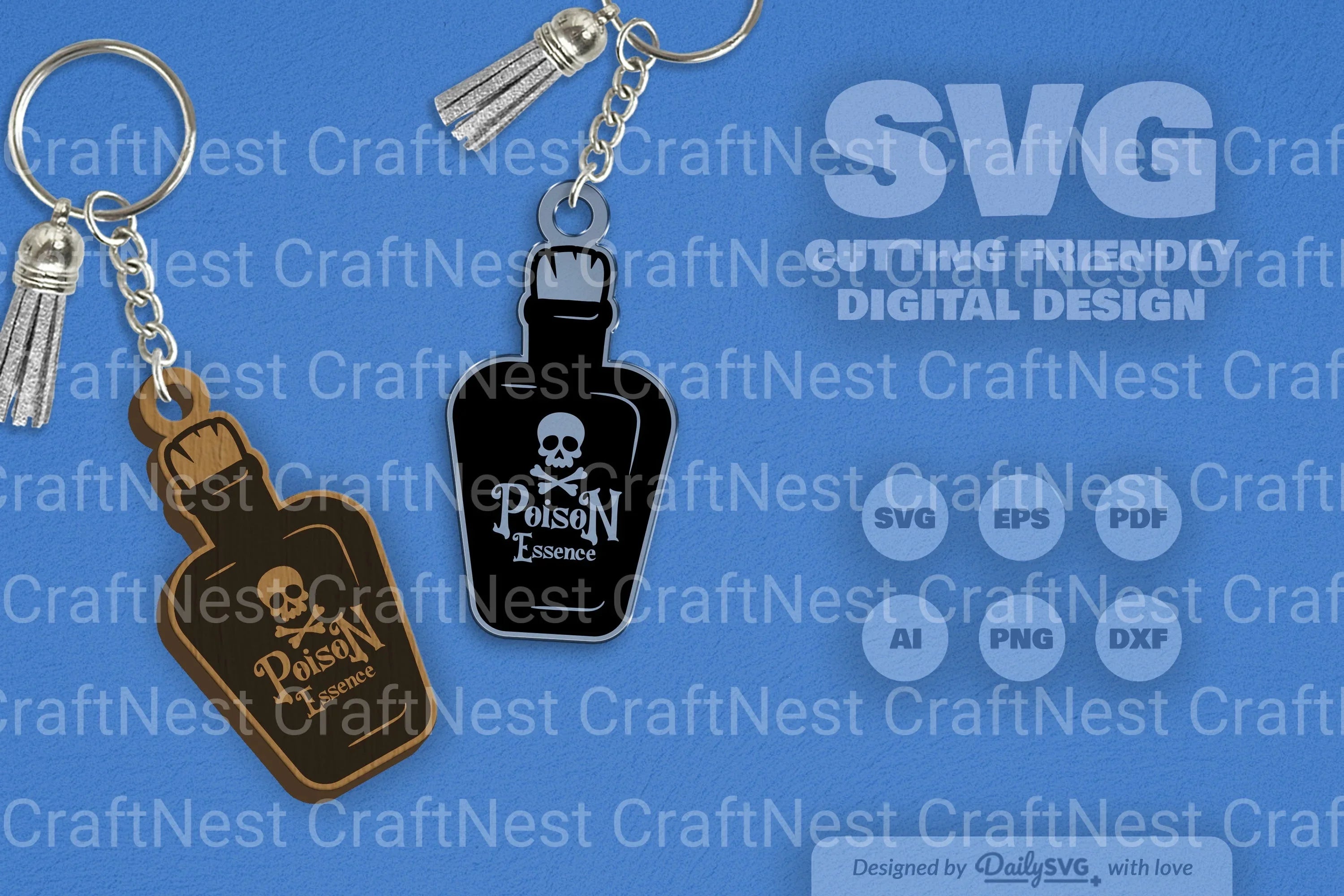 Halloween Poison Bottle Clipart - Daily SVG Bundles 1 - CraftNest - Digital Crafting and Art