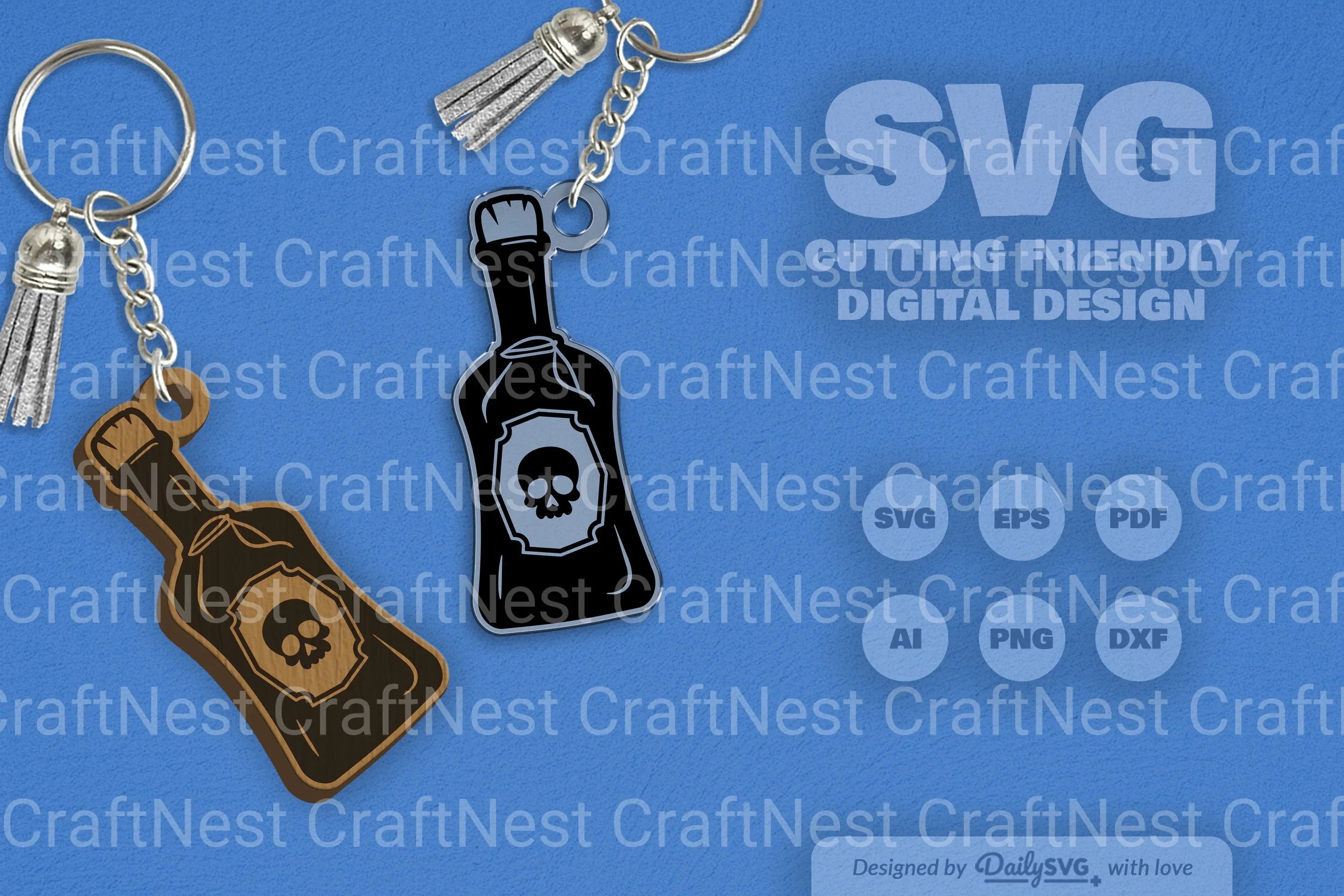 Halloween Poison Bottle Clipart - Daily SVG Bundles 1 - CraftNest - Digital Crafting and Art