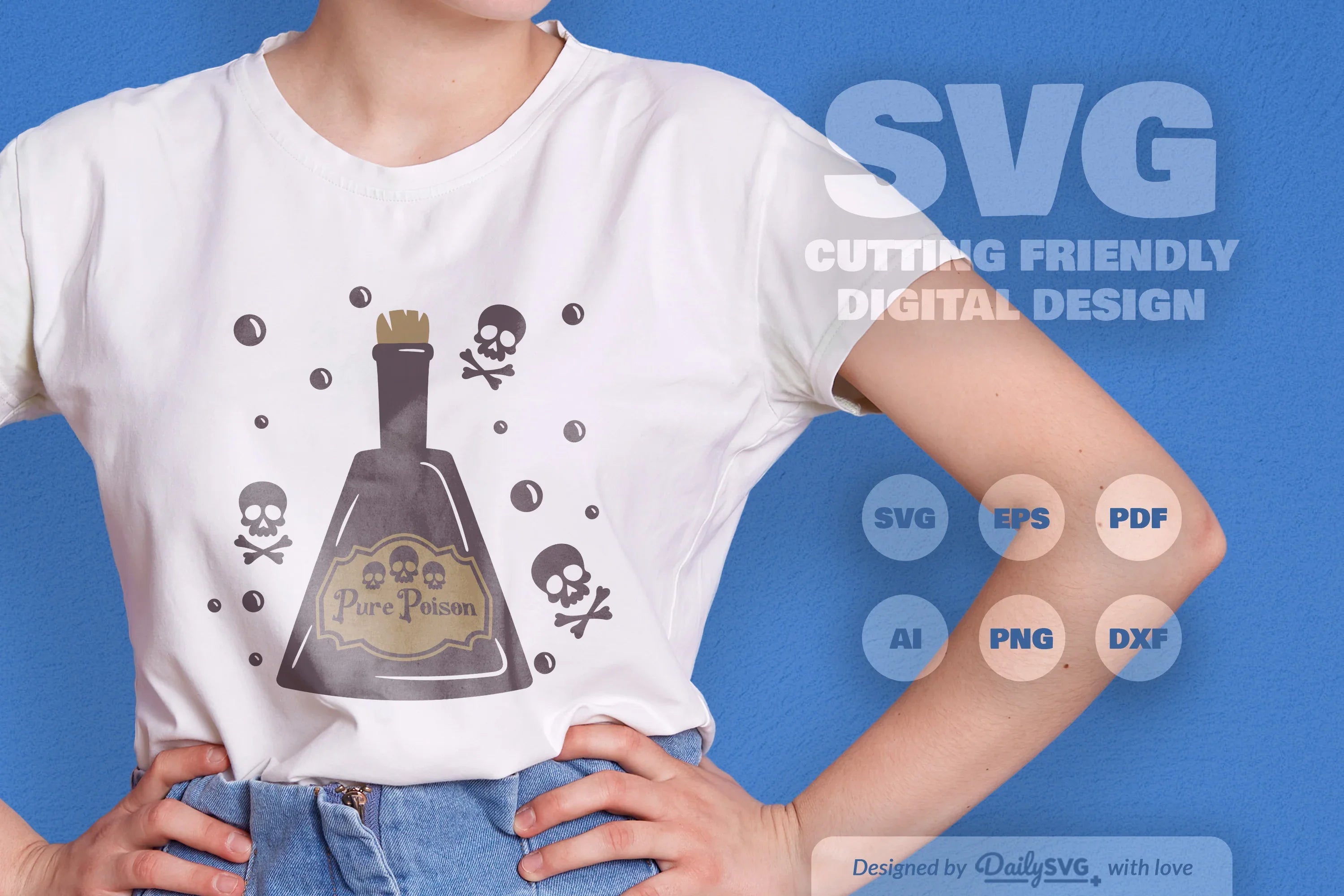 Poison Bottle Halloween SVG Bundle 5 - CraftNest - Digital Crafting and Art