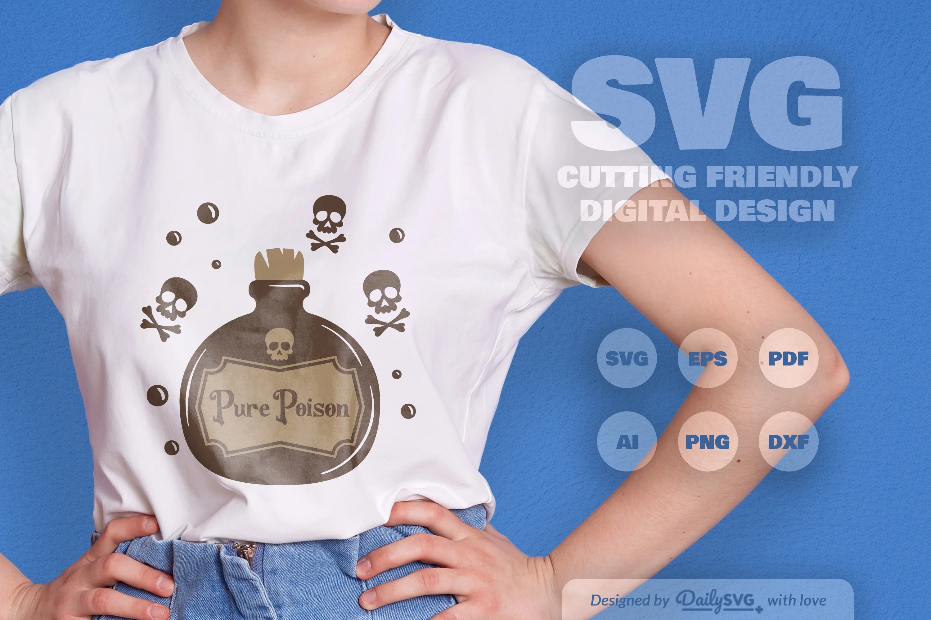 Halloween Poison Bottle Clipart - Daily SVG Bundles - CraftNest - Digital Crafting and Art