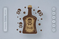 Poison Bottle Halloween SVG Bundle 1 - CraftNest - Digital Crafting and Art
