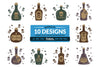 Halloween Poison Bottle Clipart - Daily SVG Bundles