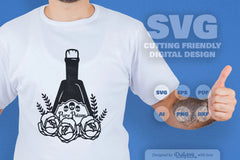 Poison Bottle with Roses Halloween SVG Bundle 9 - CraftNest - Digital Crafting and Art