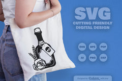 Poison Bottle with Roses Halloween SVG Bundle 6 - CraftNest - Digital Crafting and Art
