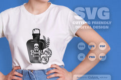 Poison Bottle with Roses Halloween SVG Bundle 4 - CraftNest - Digital Crafting and Art