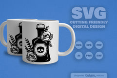 Poison Bottle with Roses Halloween SVG Bundle - CraftNest - Digital Crafting and Art