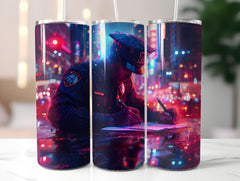 Police Officer 4 Tumbler Wrap - CraftNest - Digital Crafting and Art