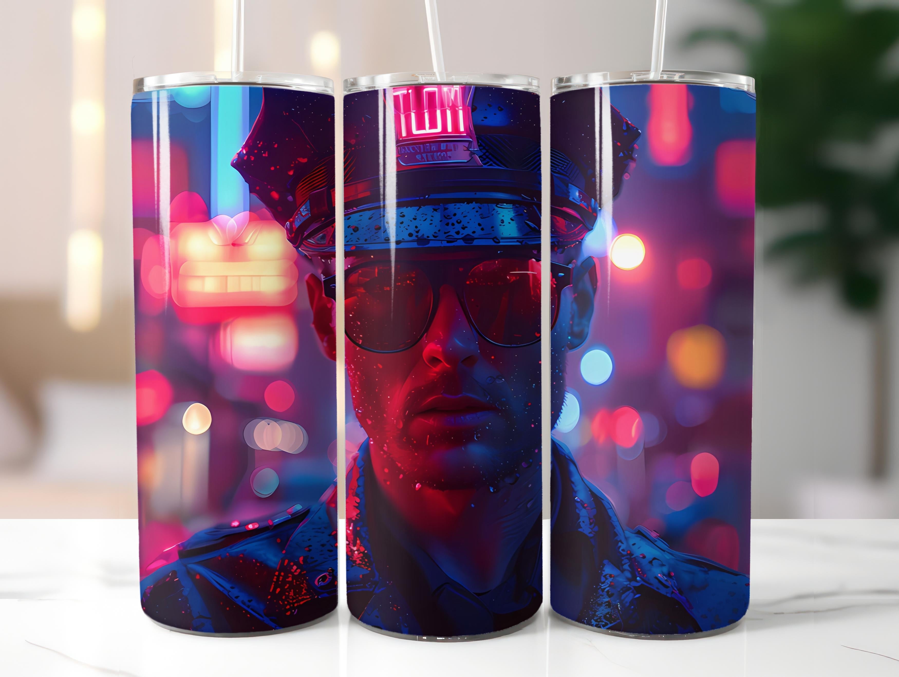 Police Officer 2 Tumbler Wrap - CraftNest - Digital Crafting and Art