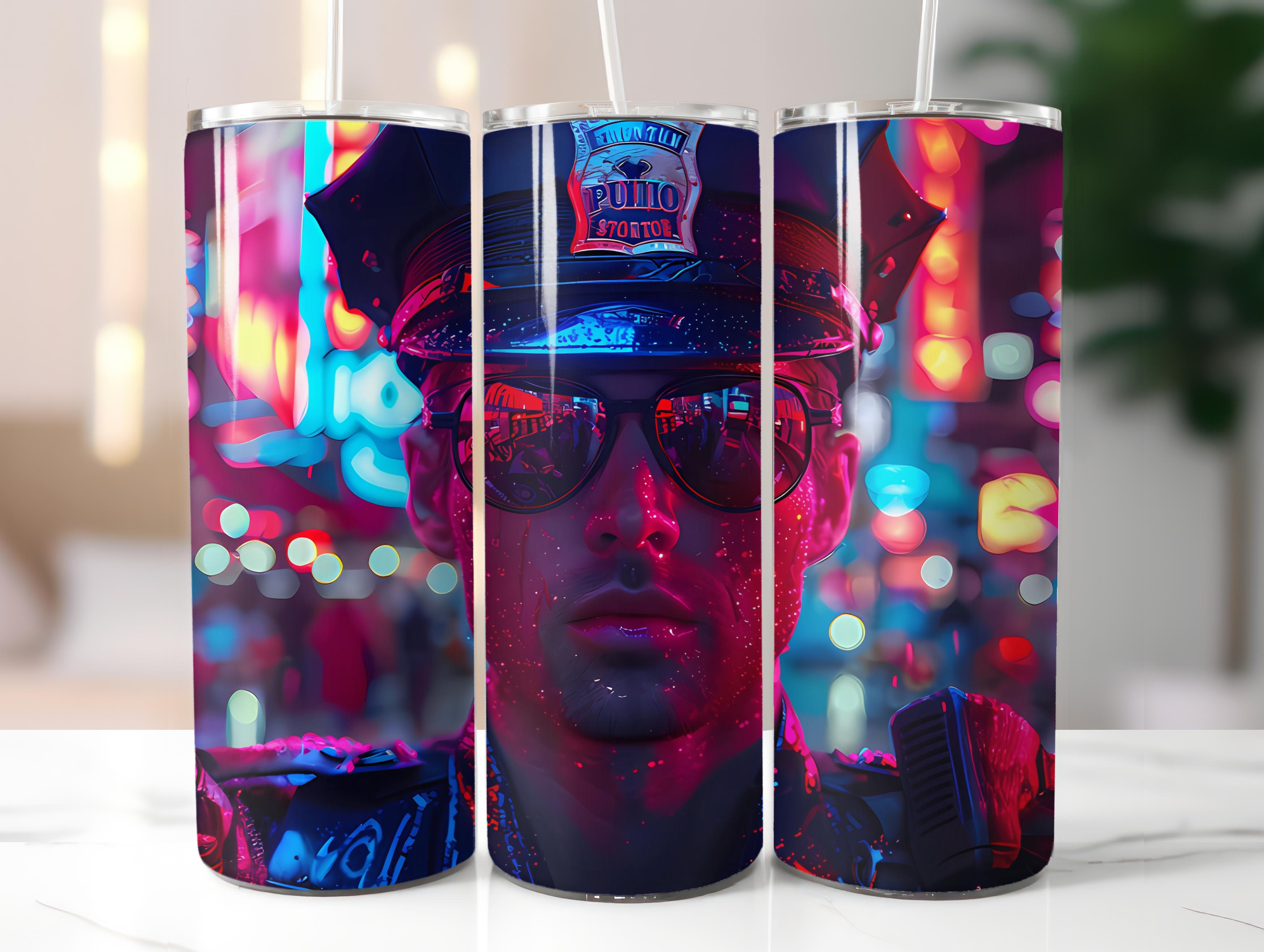 Police Officer 2 Tumbler Wrap - CraftNest - Digital Crafting and Art