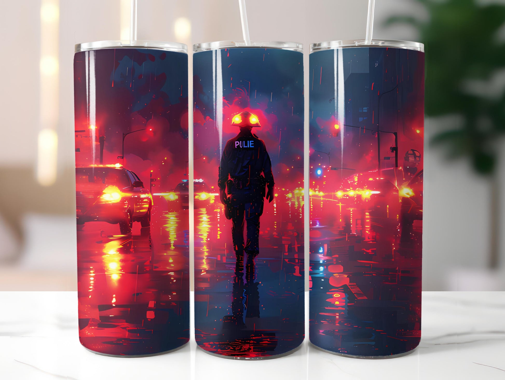 Police Officer 4 Tumbler Wrap - CraftNest - Digital Crafting and Art