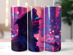 Police Officer 2 Tumbler Wrap - CraftNest - Digital Crafting and Art