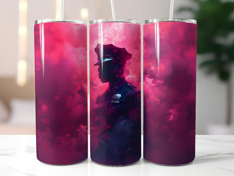 Police Officer 4 Tumbler Wrap - CraftNest - Digital Crafting and Art