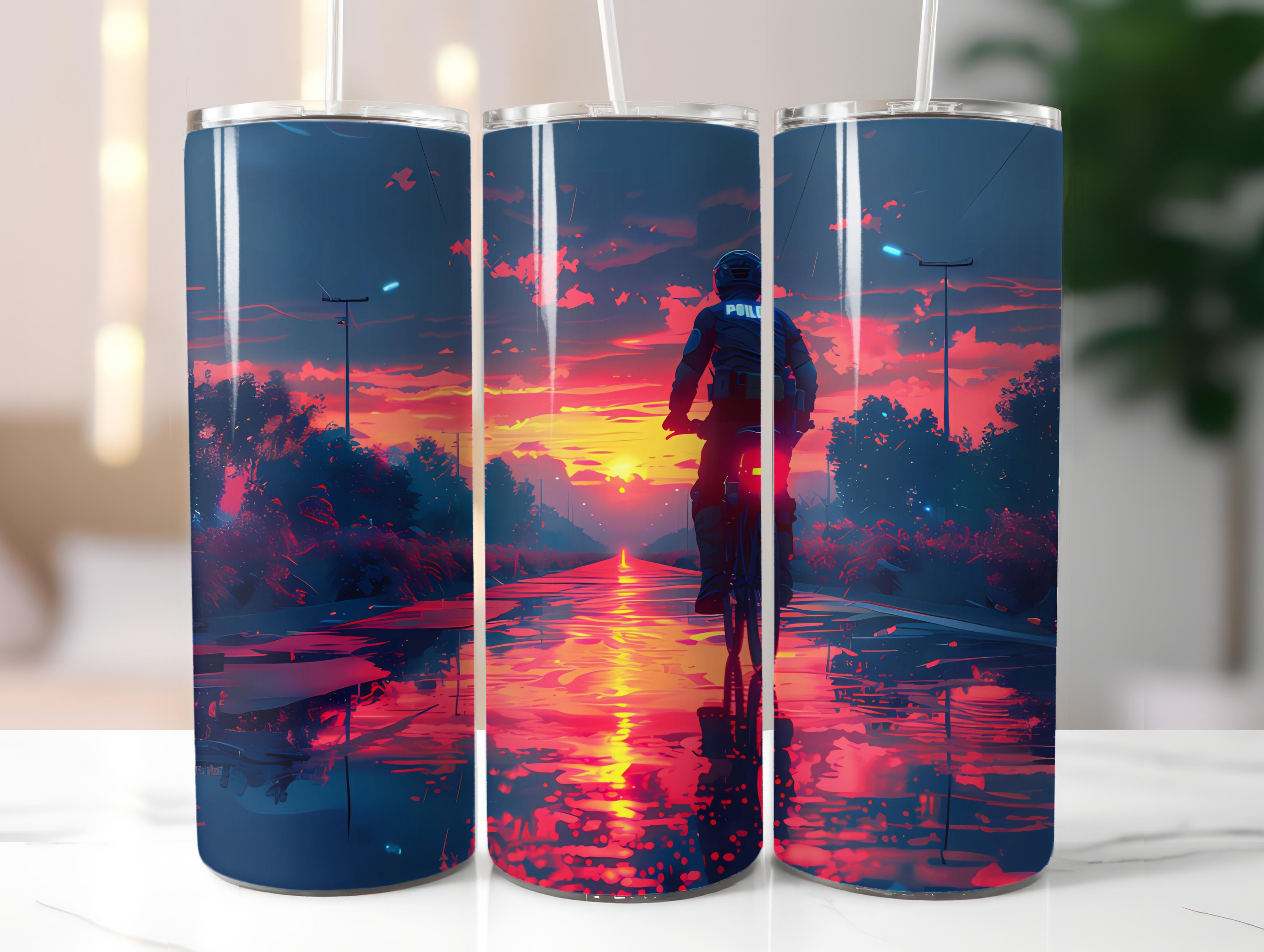 Police Officer 3 Tumbler Wrap - CraftNest - Digital Crafting and Art