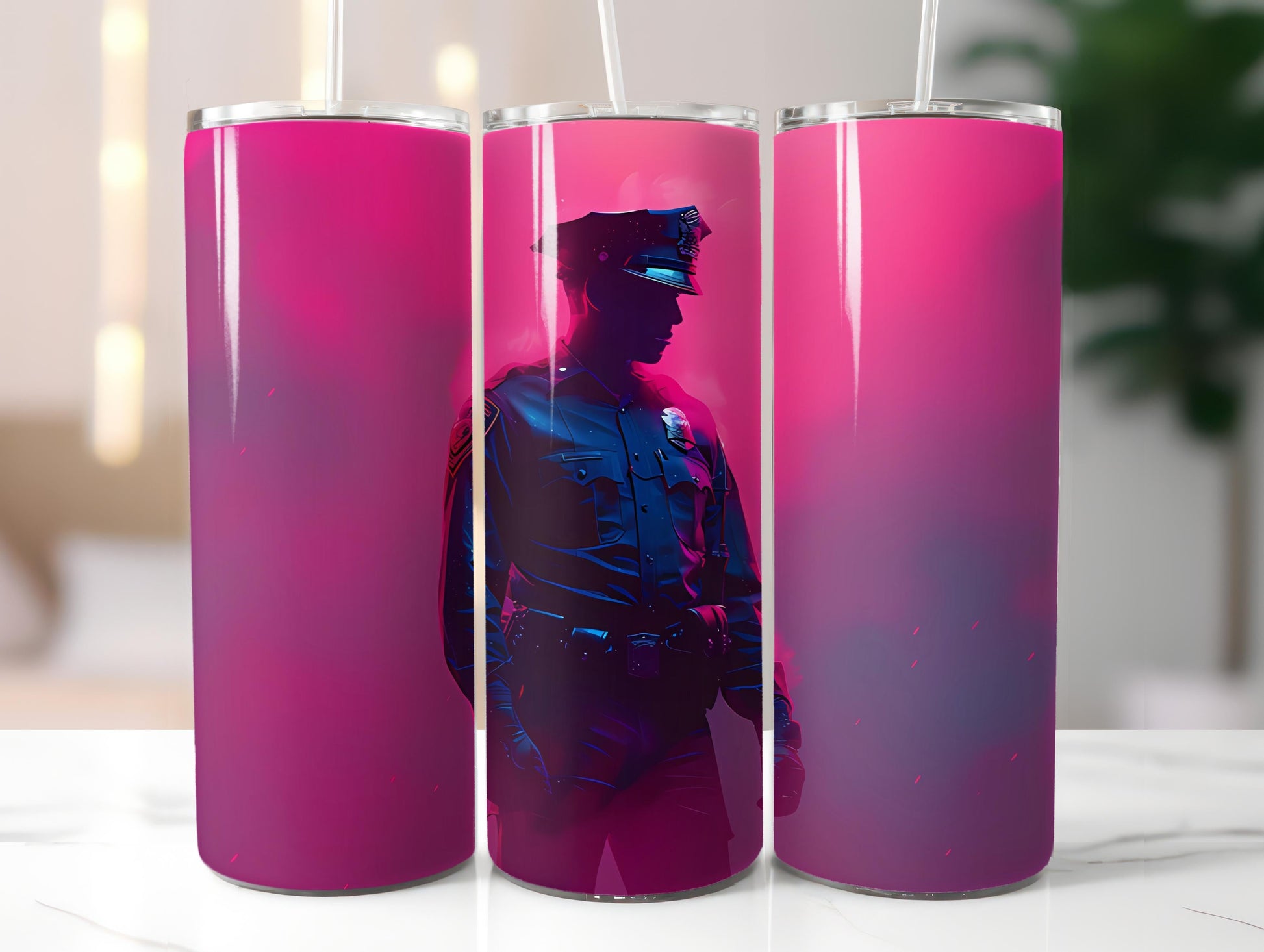 Police Officer 4 Tumbler Wrap - CraftNest - Digital Crafting and Art