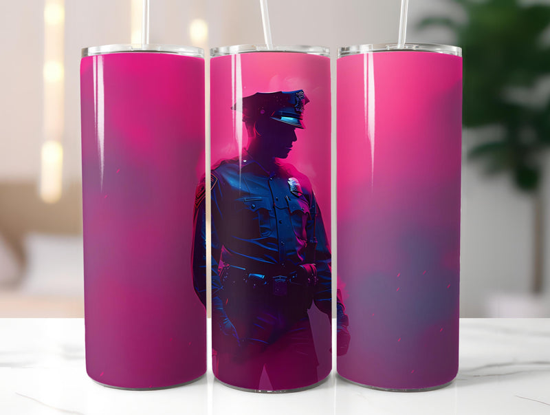 Police Officer 4 Tumbler Wrap - CraftNest - Digital Crafting and Art