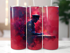 Police Officer 3 Tumbler Wrap - CraftNest - Digital Crafting and Art