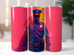 Police Officer 4 Tumbler Wrap - CraftNest - Digital Crafting and Art