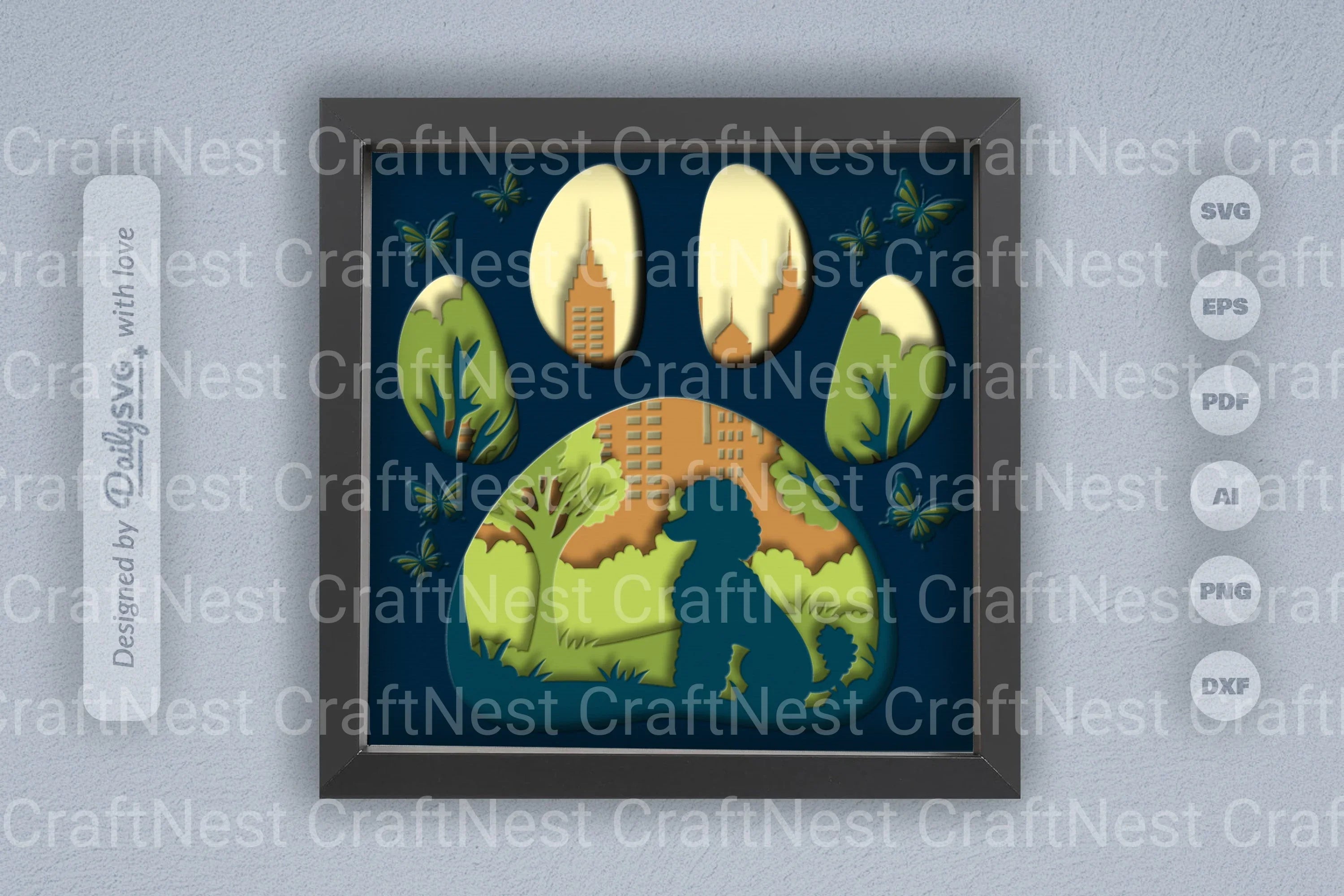 Poodle Dog Park Clipart SVG Bundle - CraftNest - Digital Crafting and Art