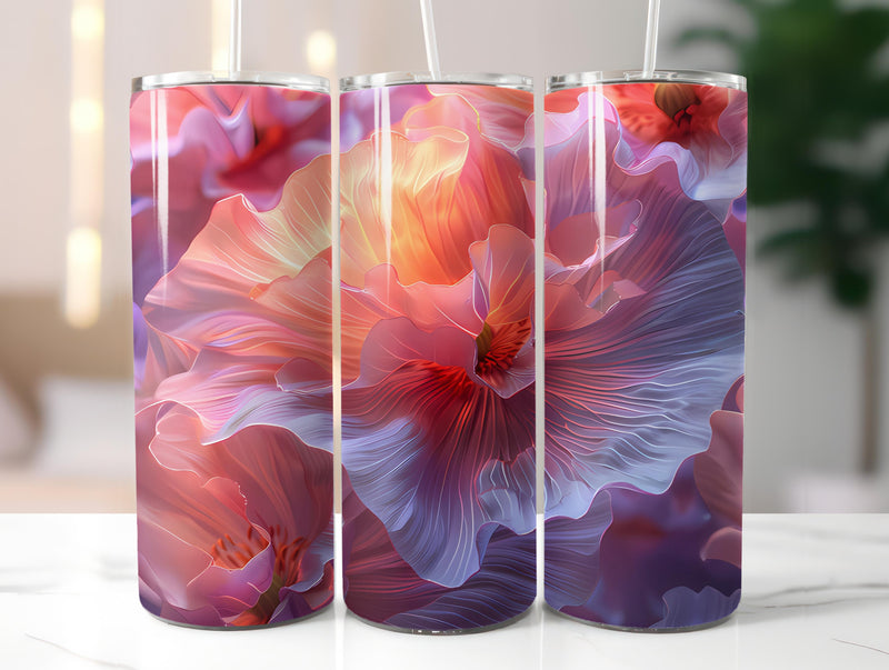 Poppies Flowers Tumbler Wrap - CraftNest - Digital Crafting and Art