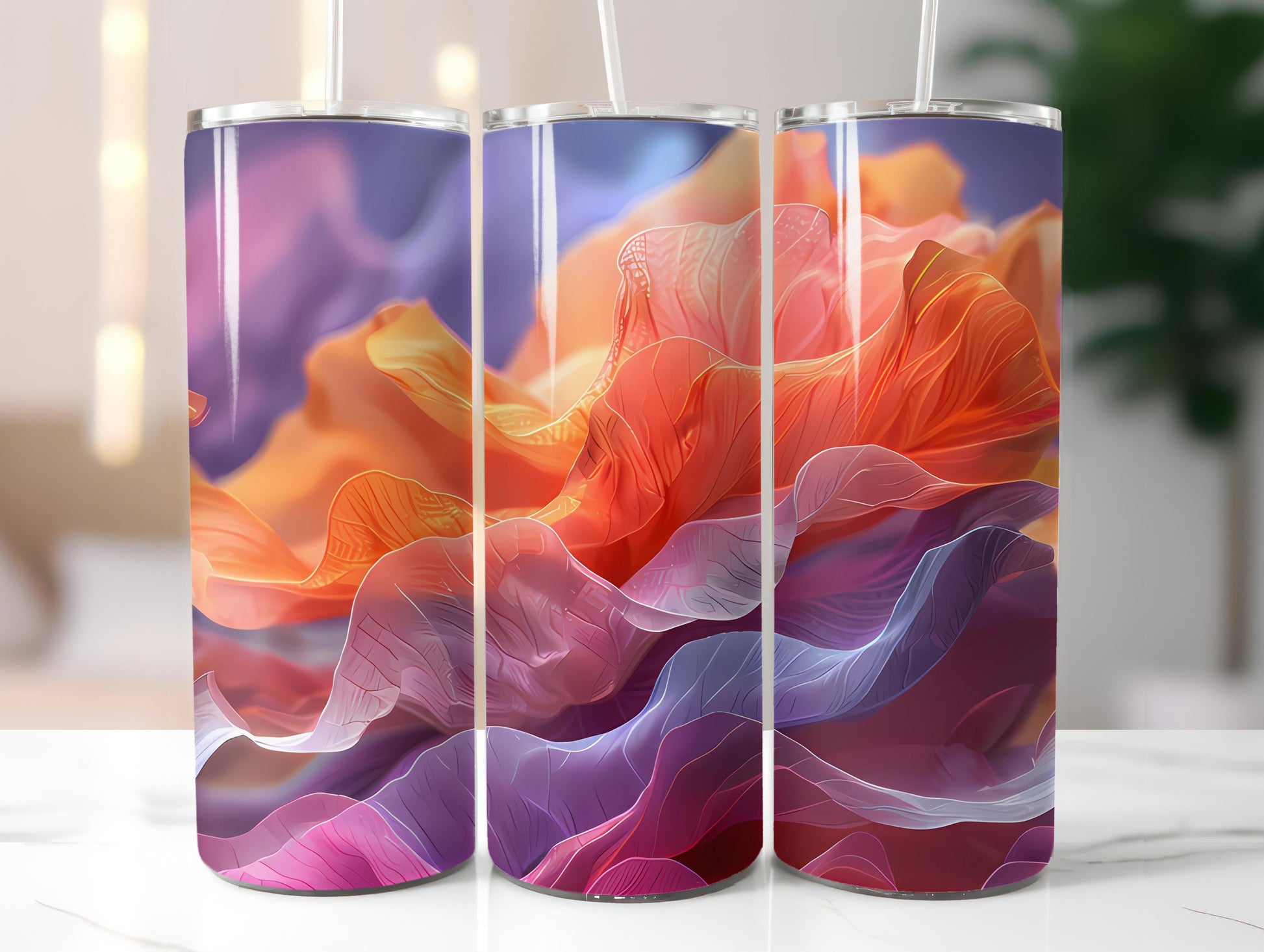 Poppies Flowers Tumbler Wrap - CraftNest - Digital Crafting and Art