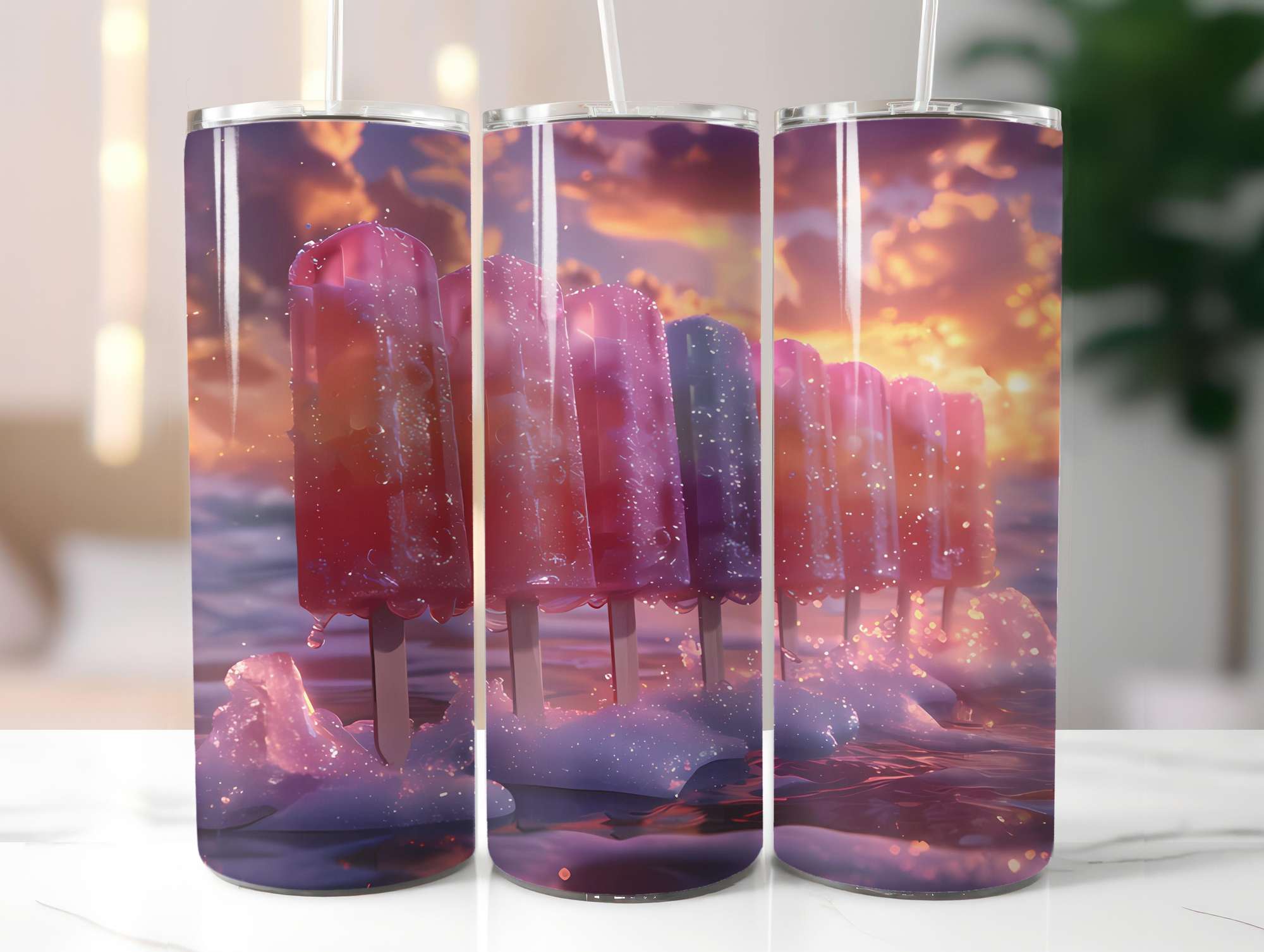 Popsicle Summer 3 Tumbler Wrap - CraftNest - Digital Crafting and Art