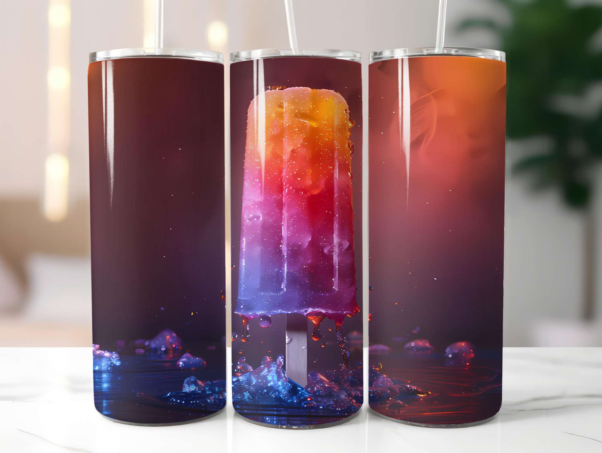 Popsicle Summer 3 Tumbler Wrap - CraftNest - Digital Crafting and Art