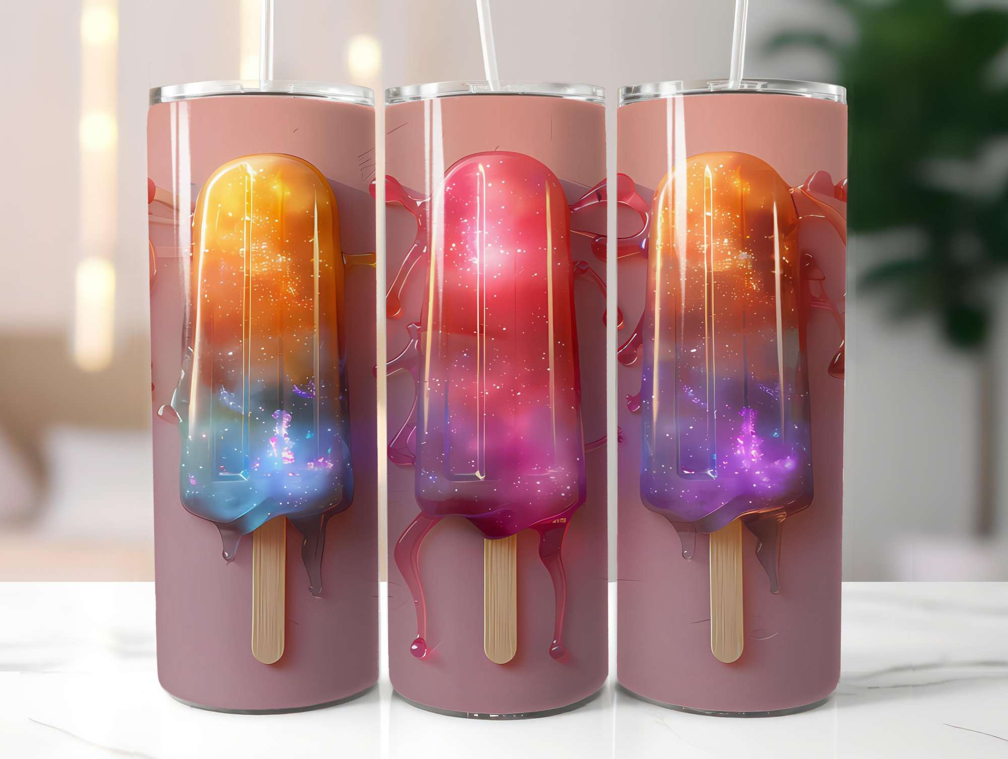 Popsicle Summer 3 Tumbler Wrap - CraftNest - Digital Crafting and Art